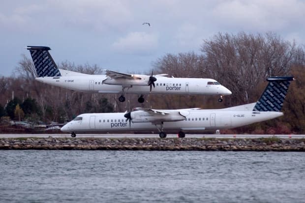 Porter Airlines hopes to have its planes back in the air the third week of June. (Chris Young/The Canadian Press - image credit)