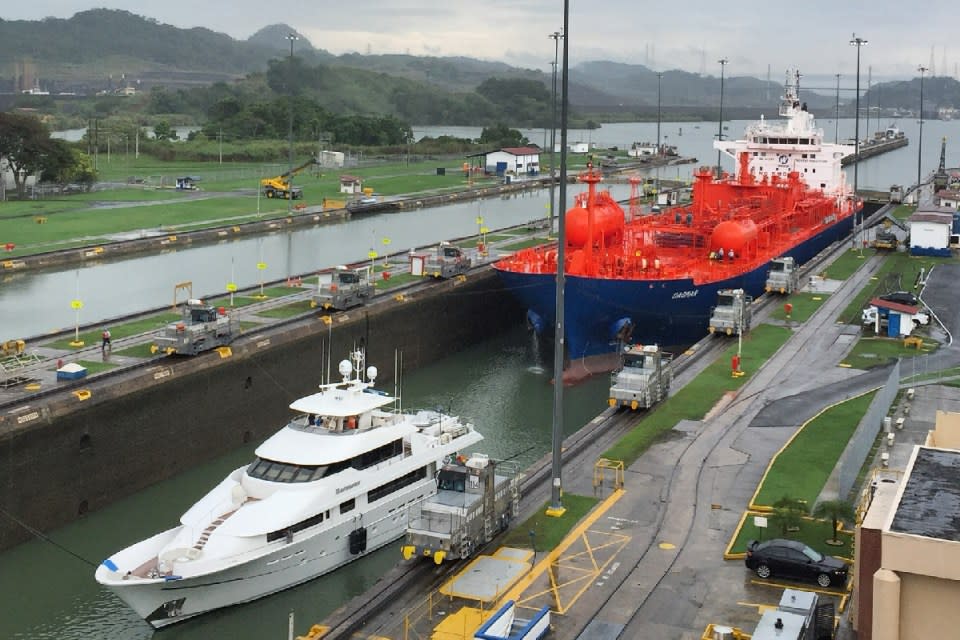 The world-famous Panama Canal