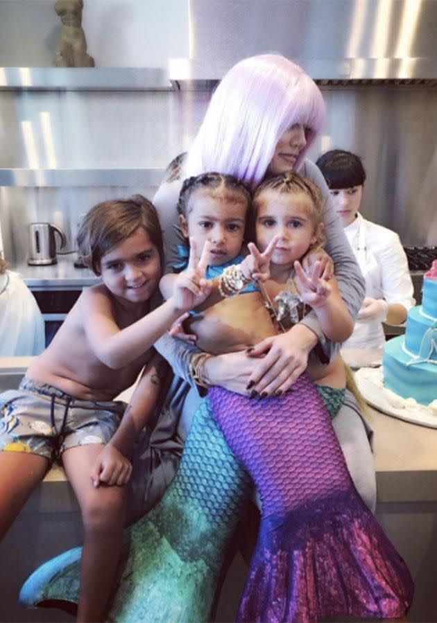 North West and her cousin Penelope Disick shared a birthday party. Photo: Instagram