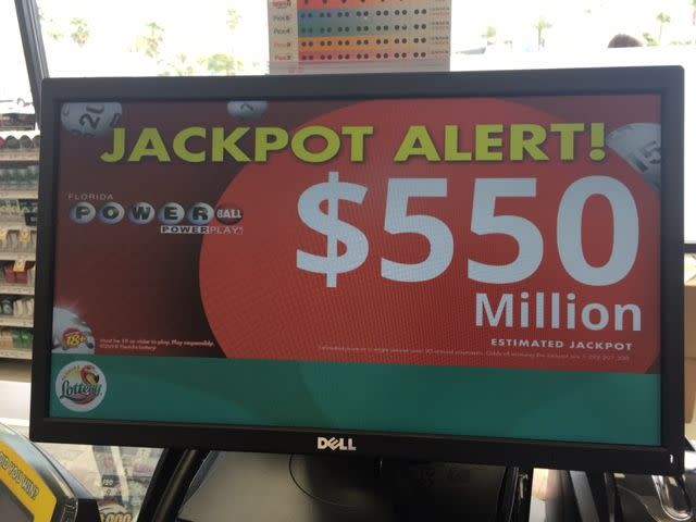 Powerball jackpot eclipses half a billion dollars.