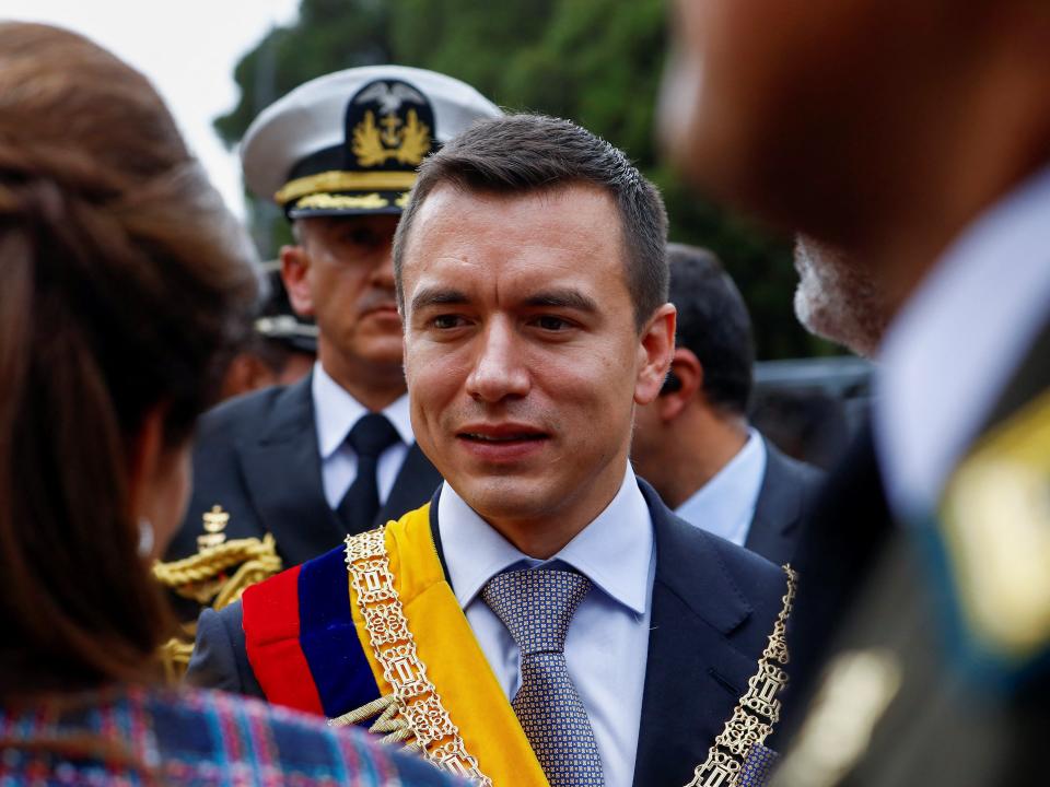 Ecuador's President Daniel Noboa