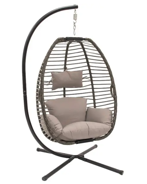Vivere Hanging Basket Chair. Image via Home Hardware.