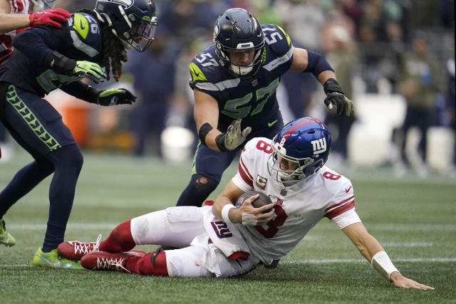 Giants can't overcome mistakes, Seattle's defense in loss - The San Diego  Union-Tribune