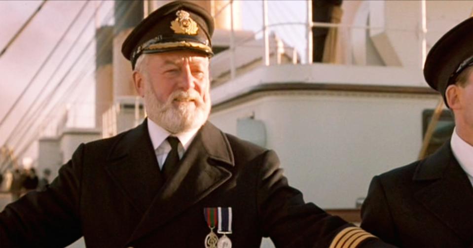 伯納希爾在《鐵達尼號》的船長角色深植人心。（圖／Getty）