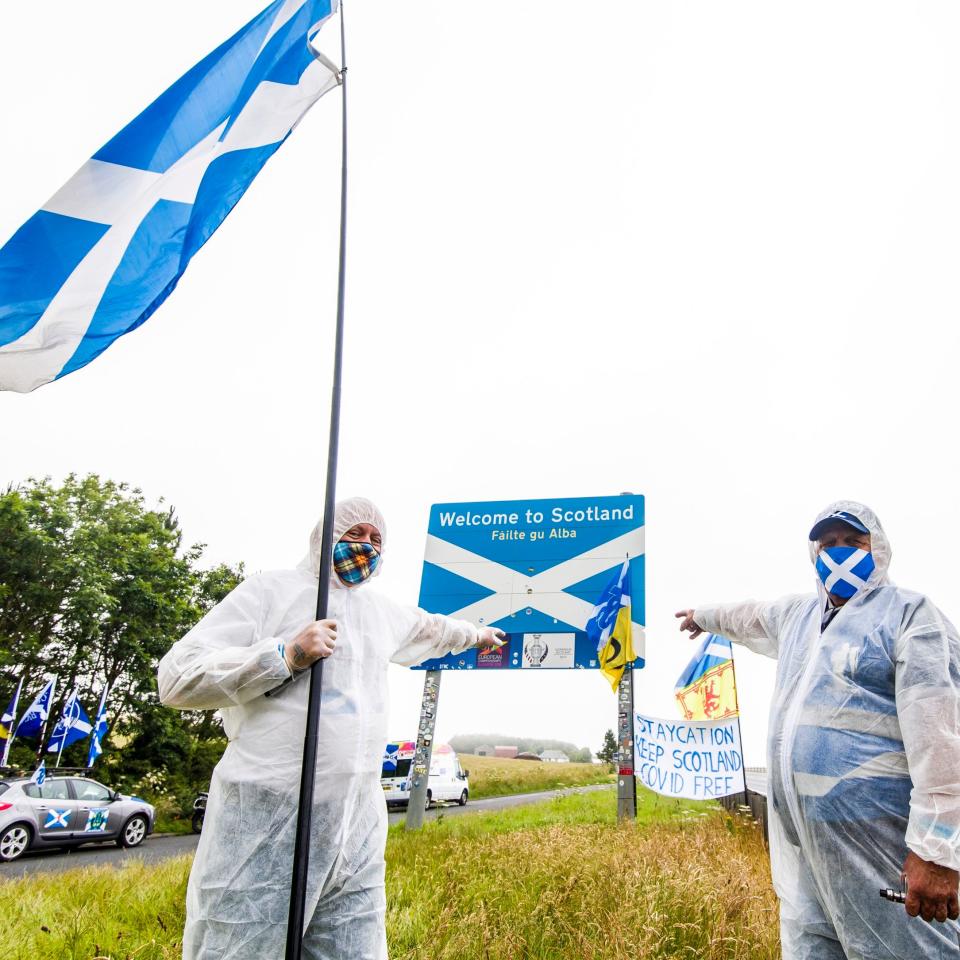 Scottish protesres - Euan Cherry