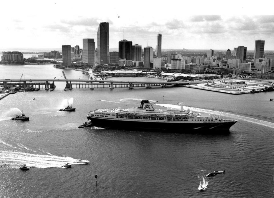The 1,500-passenger American Adventure joined the Port of Miami’s year-round fleet in 1993.
