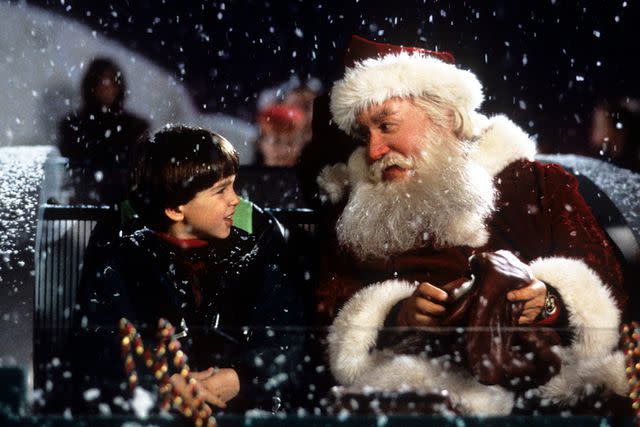 Walt Disney Pictures/Getty Tim Allen and Eric Lloyd as Scott and Charlie Calvin in the 1994 film 'The Santa Clause'