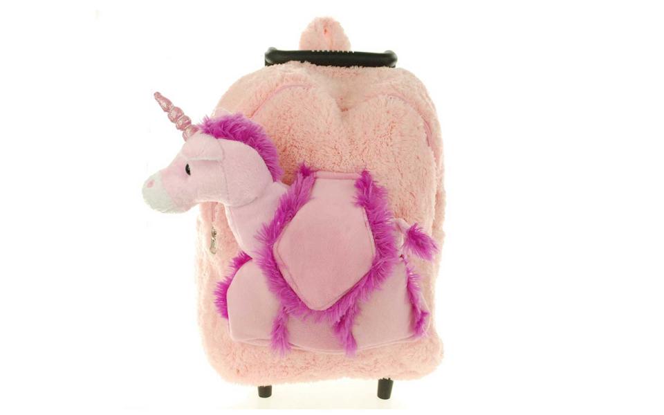 Kreative Kids Plush Animal Rolling Backpack