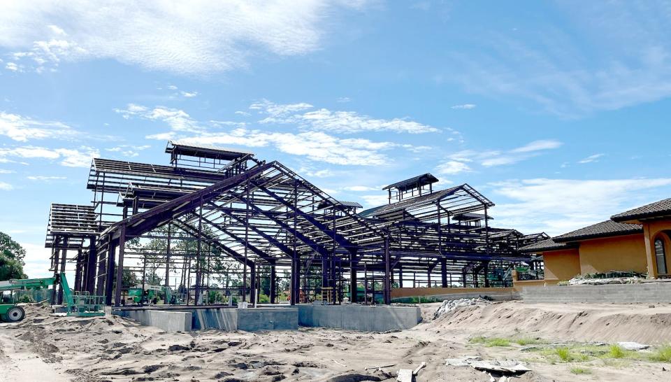 With construction going quicker than expected, the Duplin Winery being built in Panama City Beach could open before the end of this year, rather than its owners' previous goal of early 2023.
