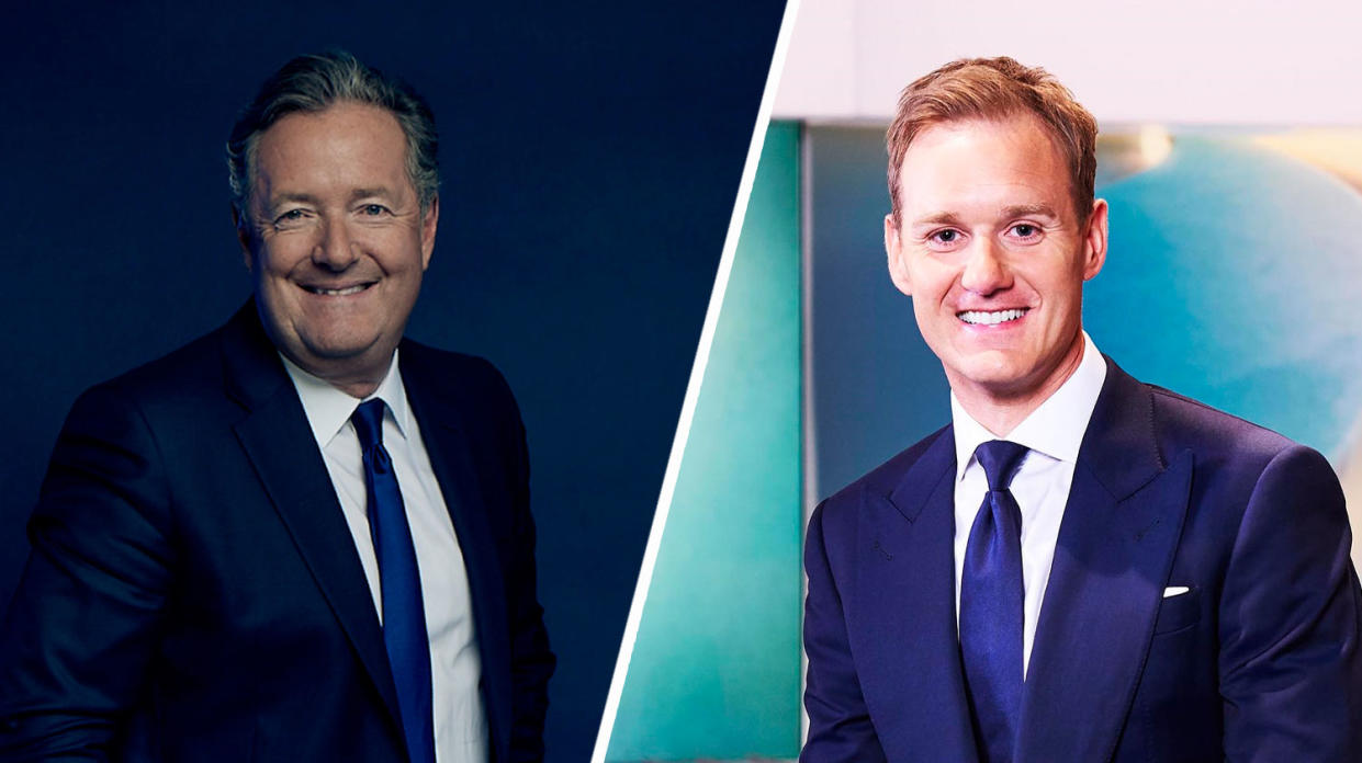 Piers Morgan has a long-running feud with Dan Walker. (Talk TV/C5)