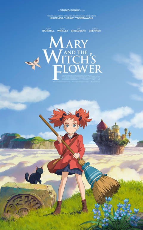 The UK poster for Mary and the Witch's Flower