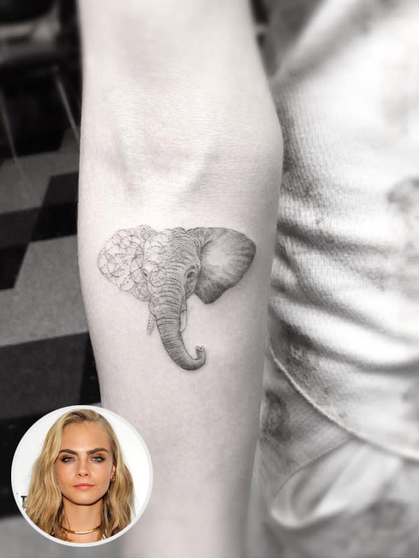 Cara Delevingne tattoo