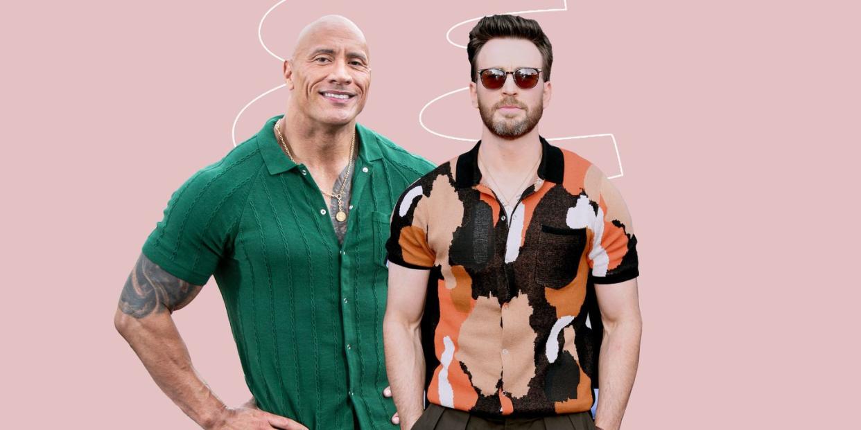the rock and chris evans