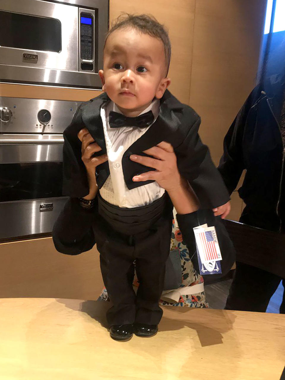 Chrissy Teigen Shares Photos of Son Miles Wearing Tuxedos