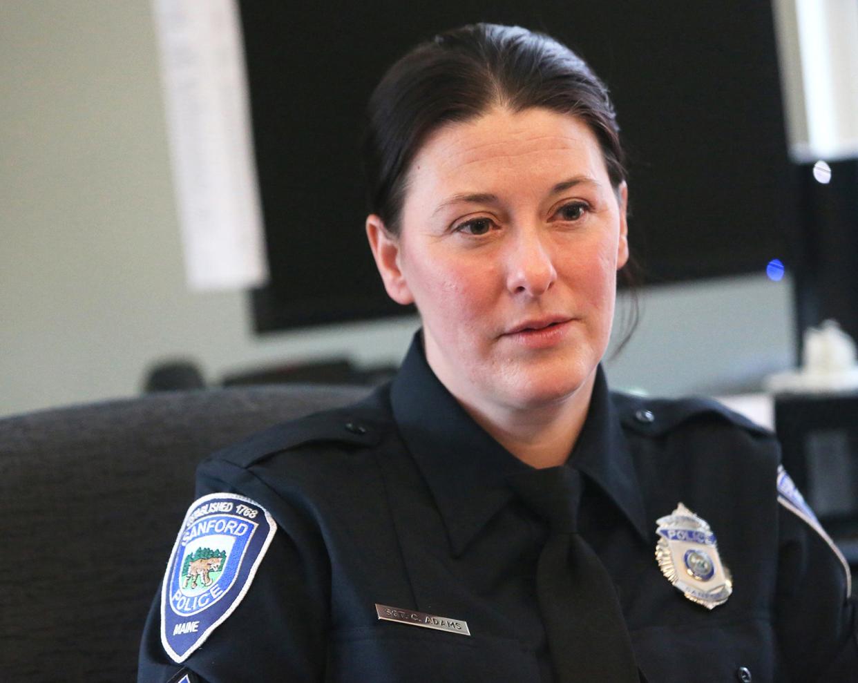 Sanford police Sgt. Colleen Adams has been chosen as the USA Today Network's 2023 Maine Woman of the Year.
