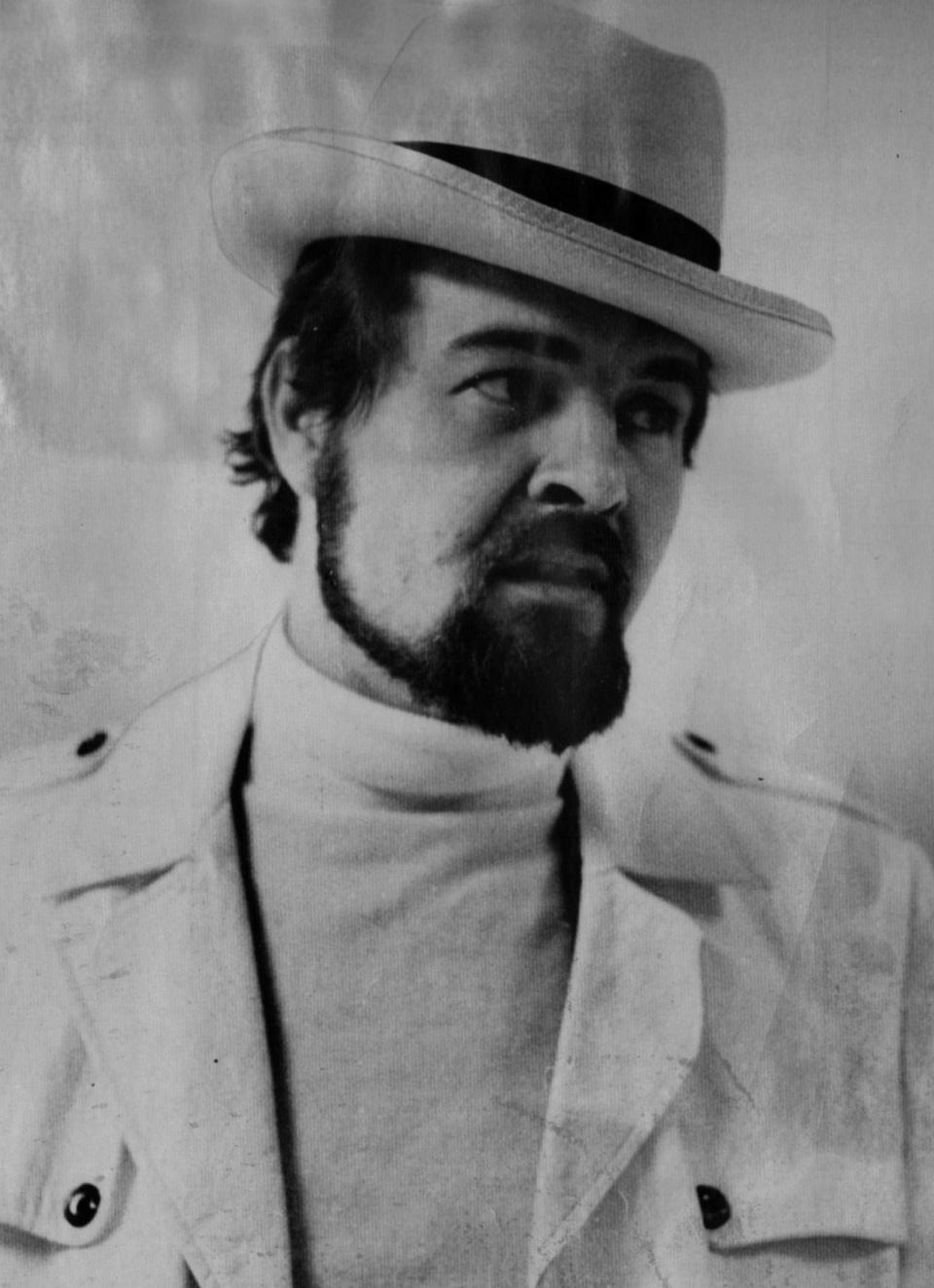 Dec. 23, 1973: Wearing a white homburg hat, James L. Hough, 31, who acted as mediator for the return of two Rembrandt paintings, appeared at police headquarters following the arrest of 10 persons. He said it was a "shame the thieves didn't get a chance to spend some of the $100,000 ransom."