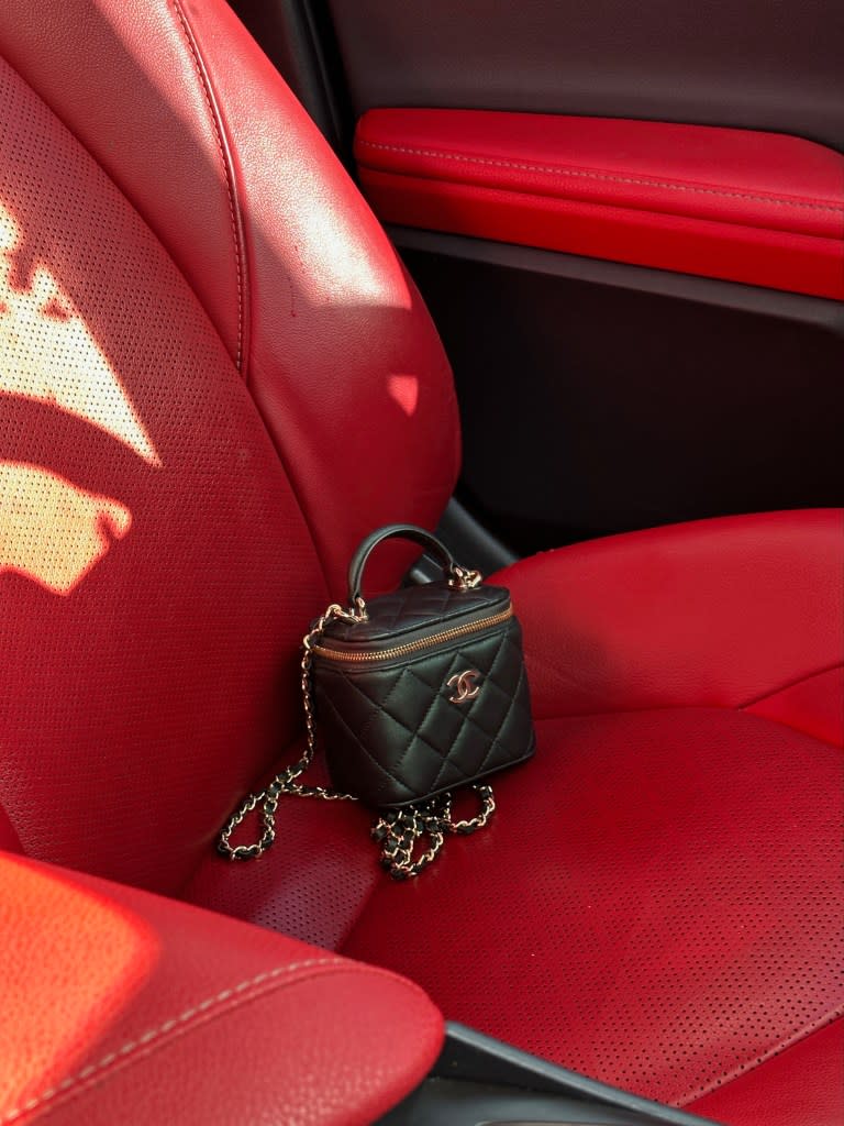 One stranger bought Geits a nearly $4,000 Chanel bag on the spot. Courtesy of Karolina Geits