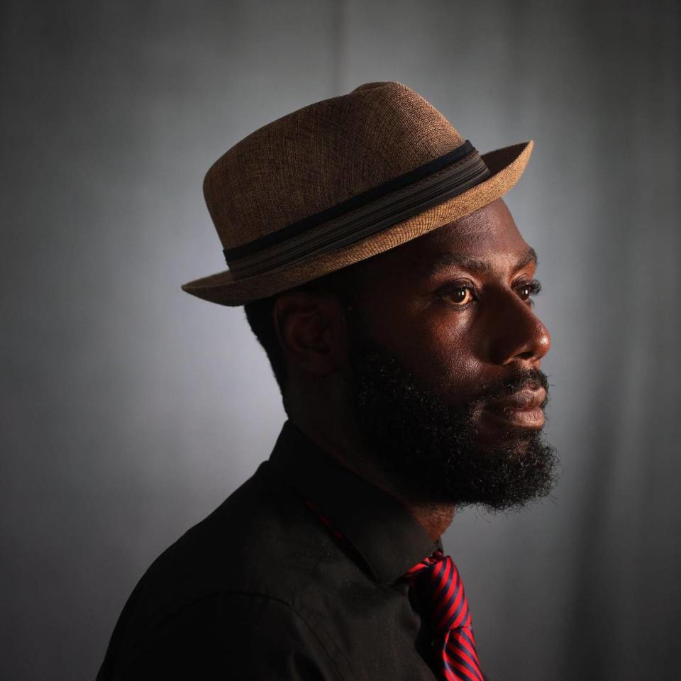 Founder of Running Edge 305 Ashley Toussaint is photographed at Little Haiti’s IPC ArtSpace. He was among members of South Florida’s Haitian community who reexamined Haiti’s independence through the lens of this years events as the island nation struggles to regain some sense of normalcy.