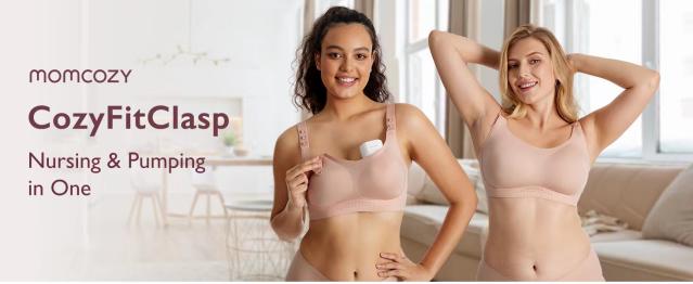 Try on haul: Momcozy maternity bras credit:@nadia #momcozy