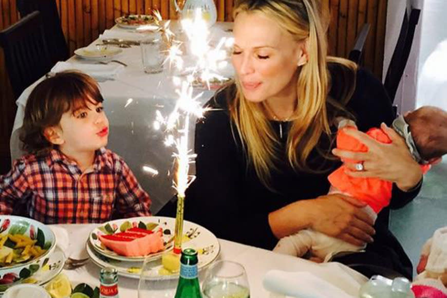 <p>Now that's a birthday candle! "Birthday with my sweet babies and amazing husband!!!" Sims posted to Instagram, along with the hashtags #loveyoualways and #wishesdocometrue.</p>