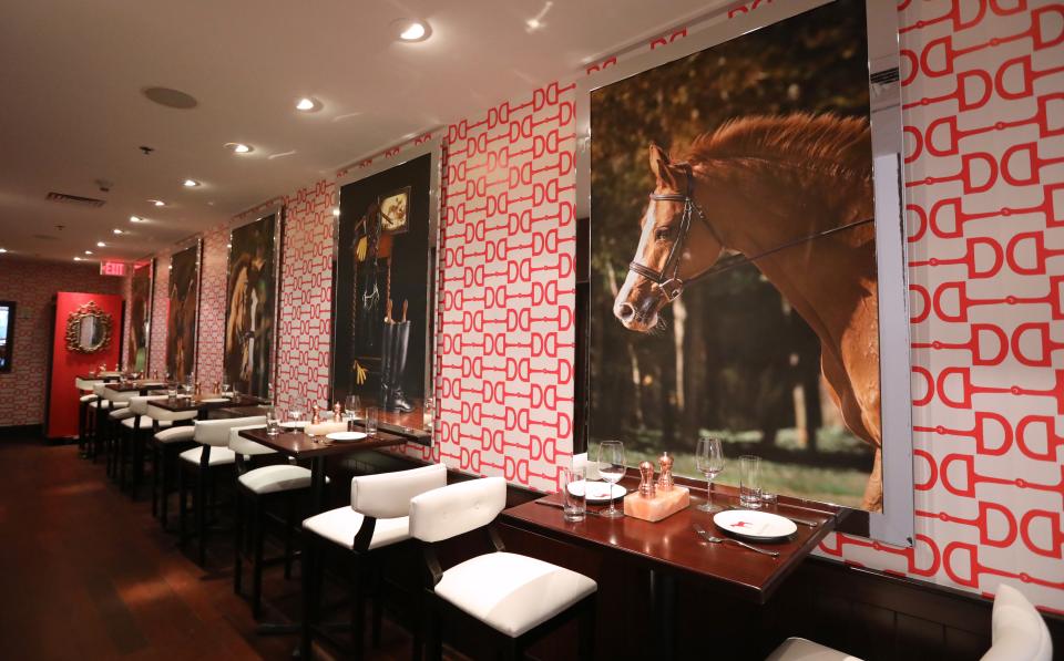 Expect lots of horse decor at the newly opend Red Horse by David Burke in White Plains which is serving Mother's Day brunch for the first time.