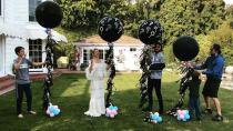 <p>The actress revealed pregnancy three was to be a girl in this cute balloon-popping video. </p><p><a href="https://www.instagram.com/p/BhPKzU8AMhT/?taken-by=katehudson" rel="nofollow noopener" target="_blank" data-ylk="slk:See the original post on Instagram;elm:context_link;itc:0;sec:content-canvas" class="link ">See the original post on Instagram</a></p>