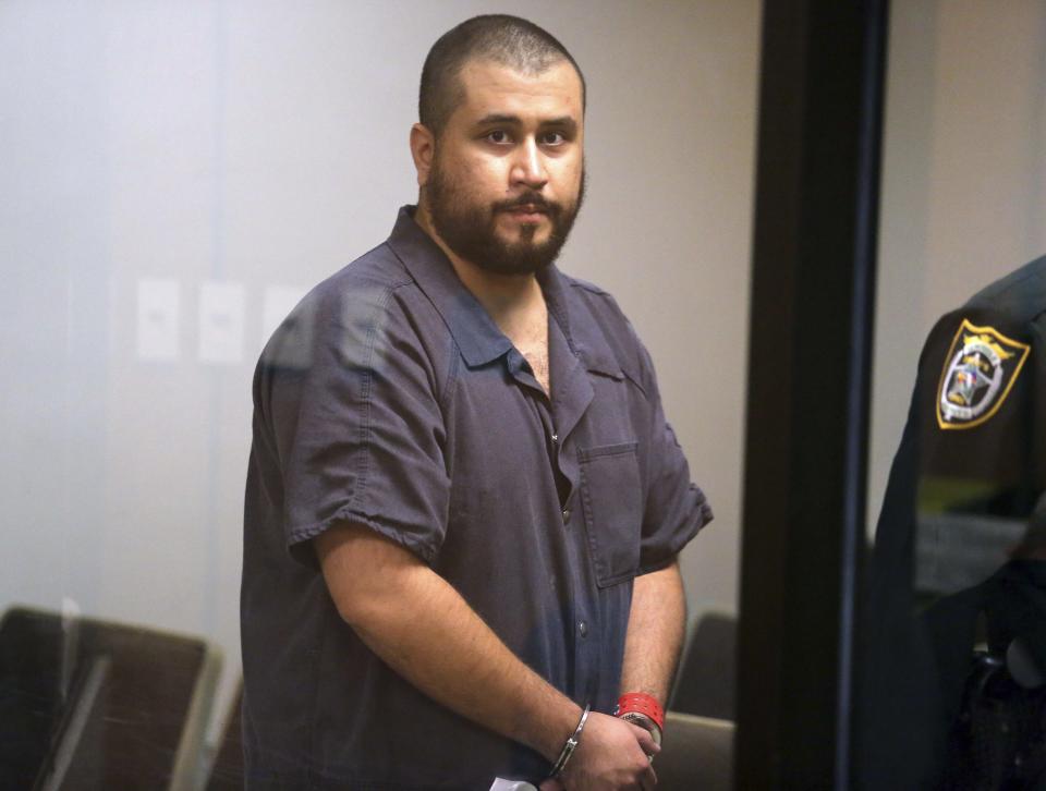 George Zimmerman arrives for his first-appearance hearing in Sanford, Florida