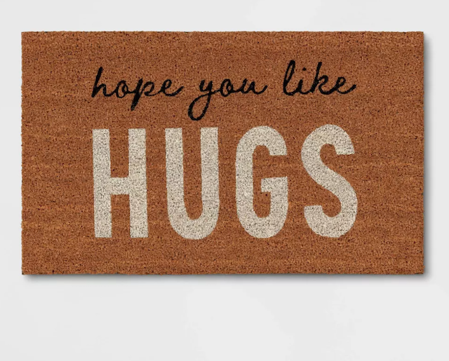 Threshold Hope You Like Hugs Doormat
