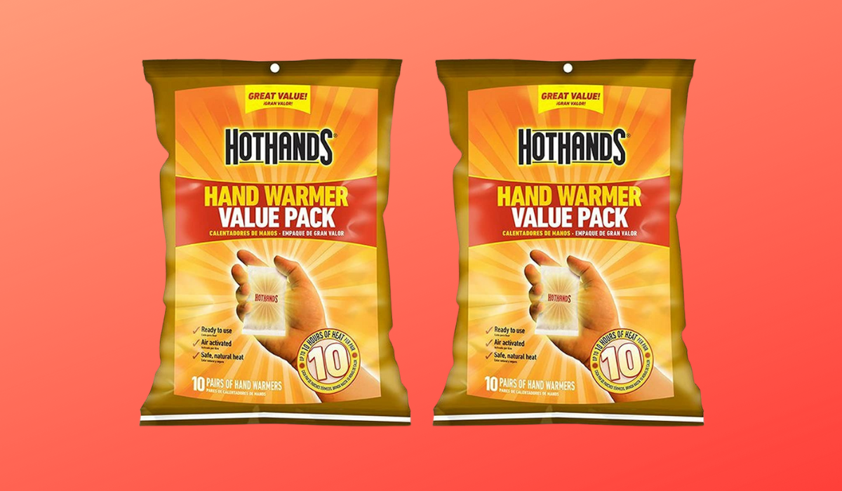 2 packs of HotHands hand warmers