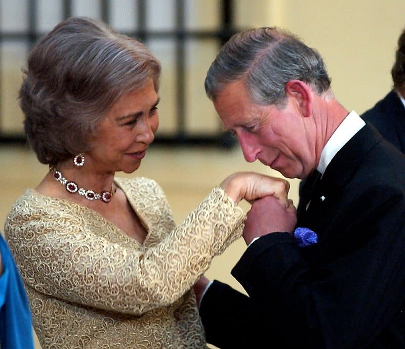 Reina Sofía y el rey Carlos