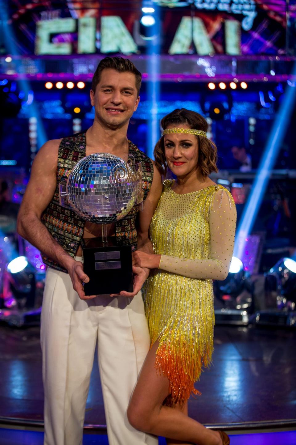 Pasha Kovalev and Caroline Flack won Strictly in 2014 (Guy Levy/BBC/PA Wire)