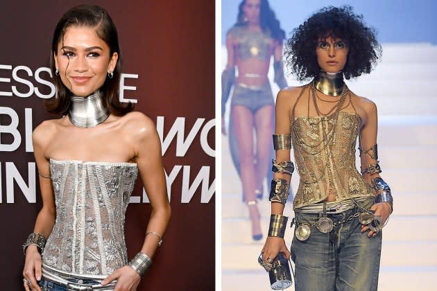 How Zendaya's Essence Awards Outfit Looked on Jean Paul Gaultier's