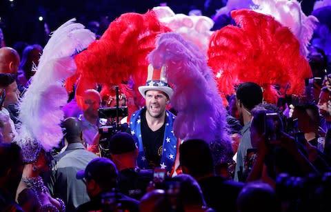 Tyson Fury before fight - Credit: AP Photo/John Locher