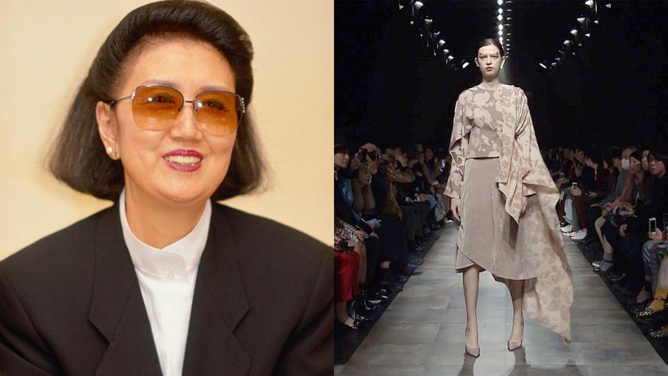 森英惠是日本國寶級的時尚大師，地位崇高。