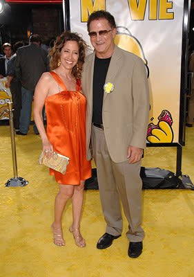 Albert Brooks and guest at the Los Angeles premiere of 20th Century Fox's The Simpsons Movie