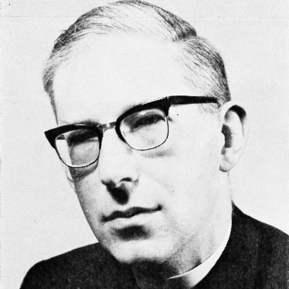 J I Packer in a photo from the official congress brochure of the first National Evangelical Anglican Congress, held at Keele University, Staffordshire, in 1967