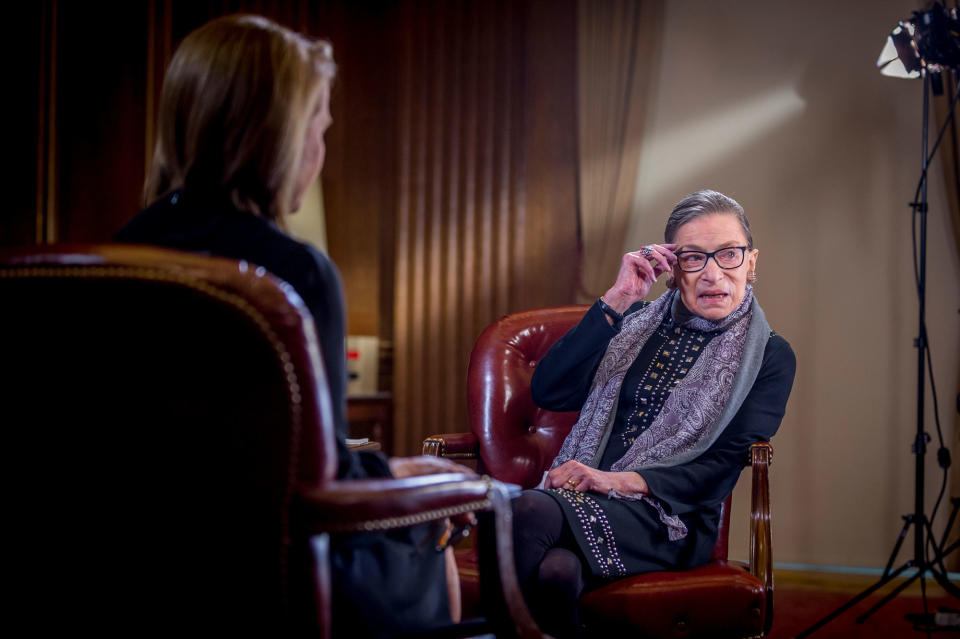 The Katie Couric interview with Justice Ruth Bader Ginsburg — behind the scenes