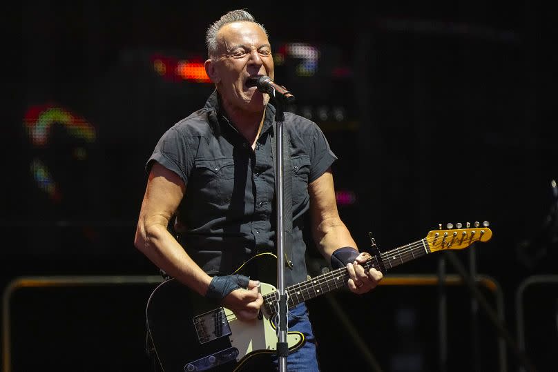 Bruce Springsteen and the E Street Band perform on Wednesday, Aug. 9, 2023, at Wrigley Field in Chicago.