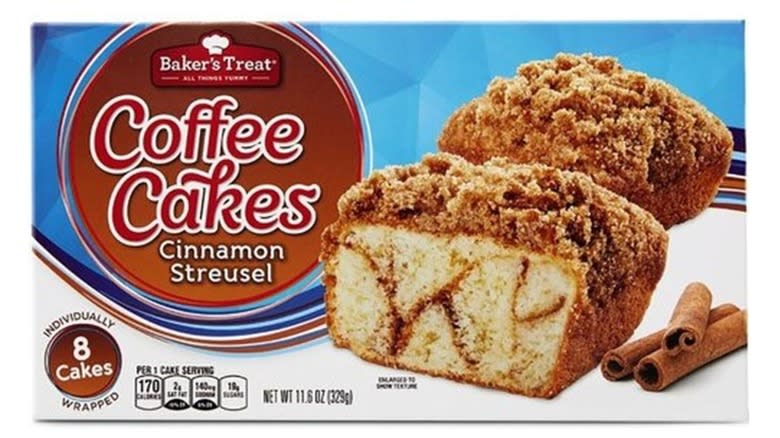 Aldi Baker's Treat Cinnamon Streusel Cakes