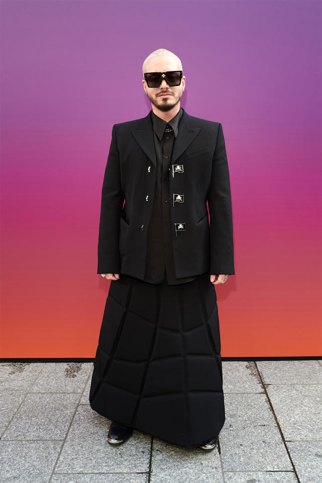 J Balvin Fashion on Display at Paris Fashion Week 2020