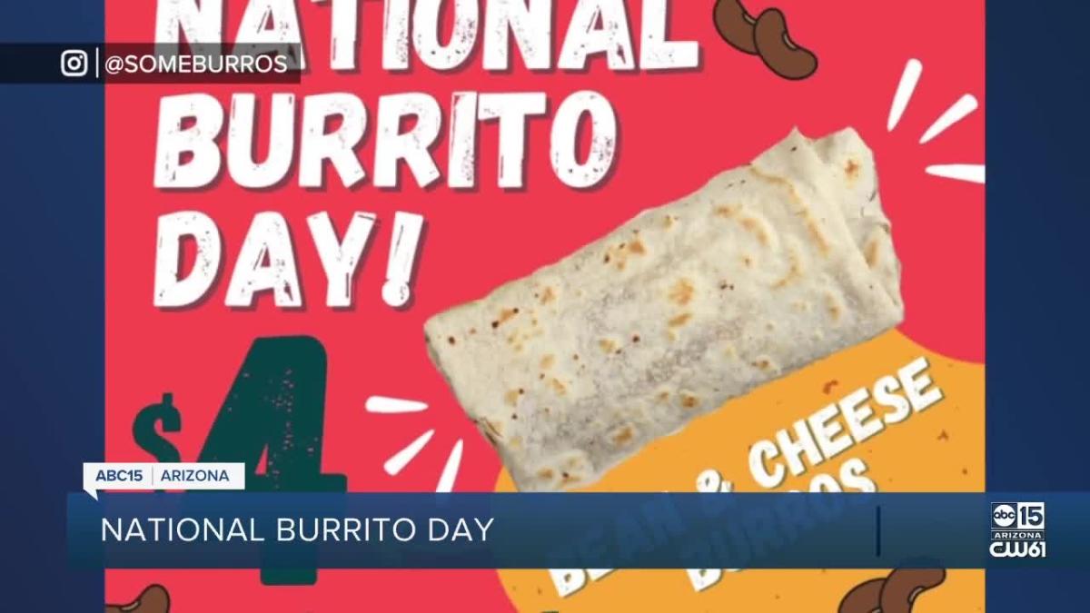 Deals to celebrate National Burrito Day