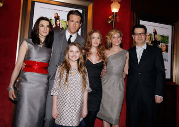 Rachel Weisz , Ryan Reynolds , Abigail Breslin , Isla Fisher , Elizabeth Banks and Director Adam Brooks at the New York City  premiere of Universal Pictures' Definitely, Maybe