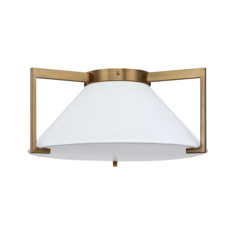 Linen Shade Flush Mount Ceiling Light - Jace