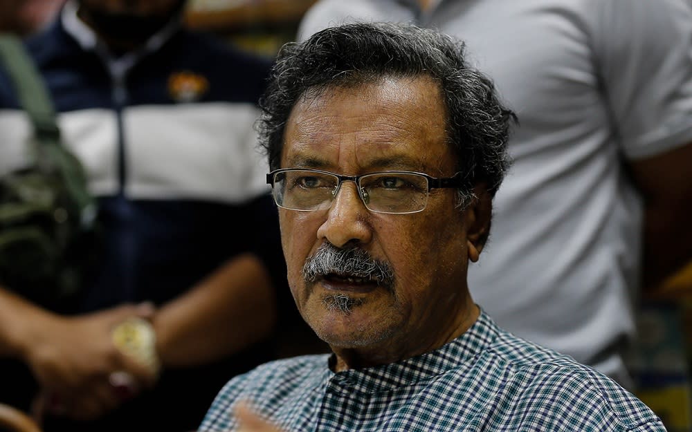 Consumer Association of Penang president Mohideen Abdul Kader speaks during a press conference in George Town September 5, 2019. —  Picture by Sayuti Zainudin