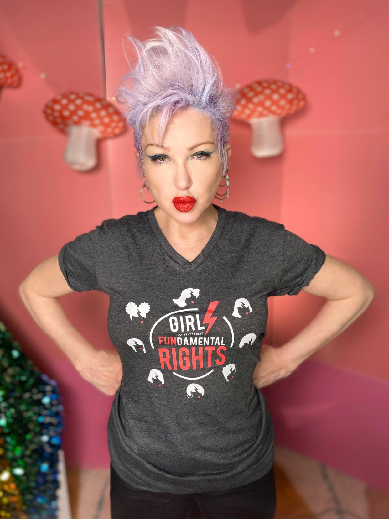 Cyndi Lauper is extending her advocacy with Girls Just Want to Have Fundamental Rights to support women's issues.