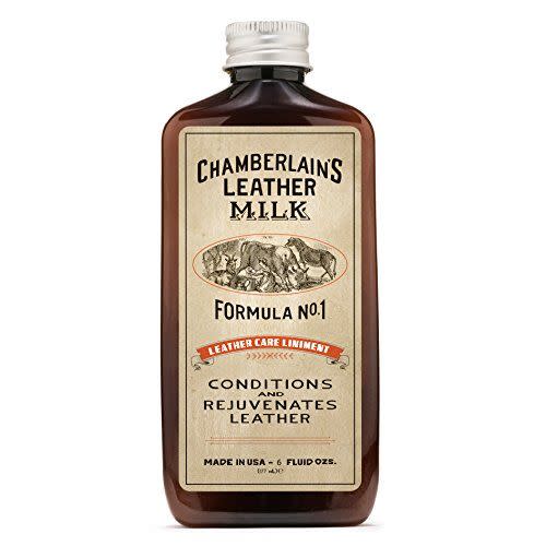 9) Leather Milk Conditioner and Cleaner