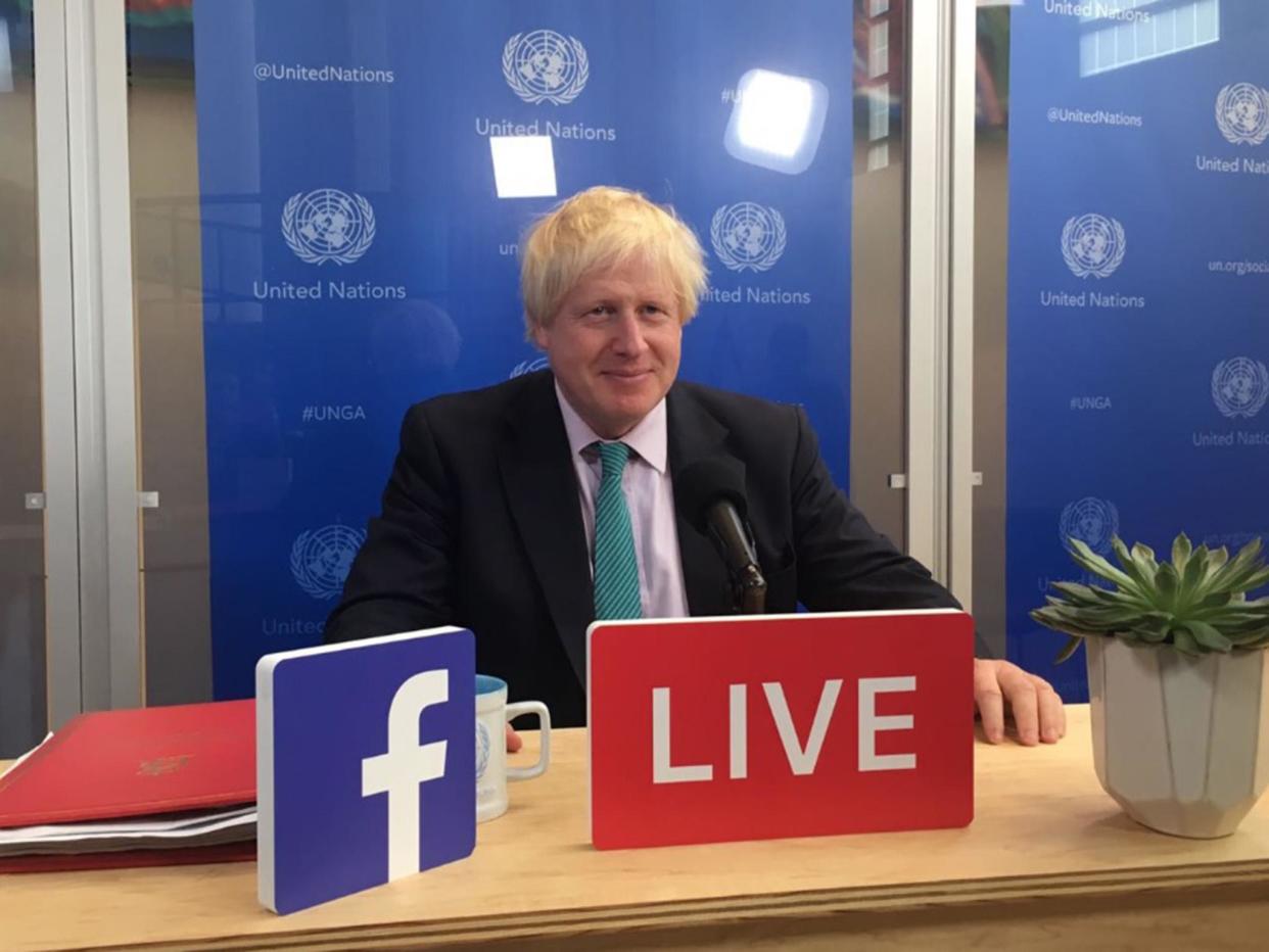 Boris Johnson told Facebook Live viewer that North Korea was a 'rogue nation': Foreign Office