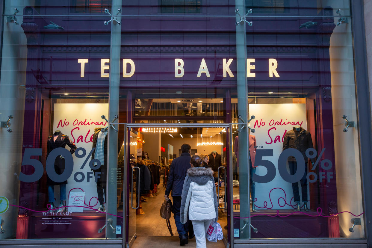 Ted Baker clothing store