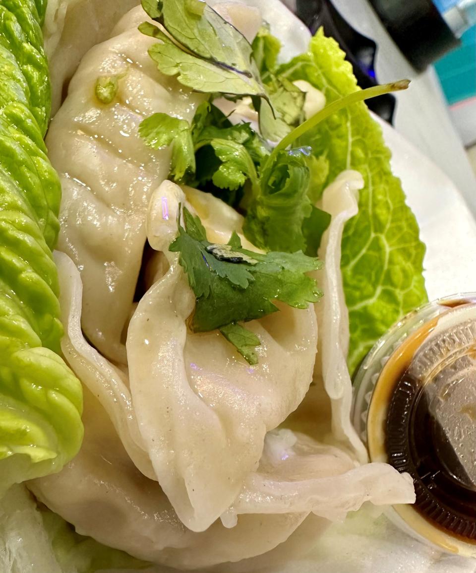 Food writer Lyn Dowling says that dumplings at Saigon Baguette, during a recent visit, were "as they should be and of the right size, with none of that too-frequent aftertaste"