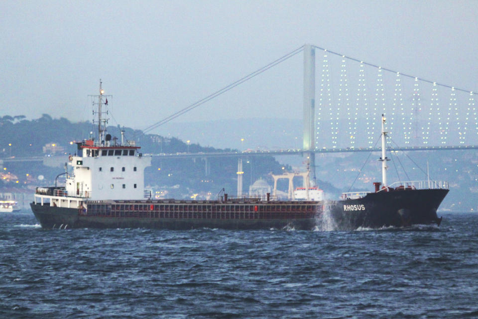 Image: The cargo ship Rhosus (Hasenpusch/dpa via AP)